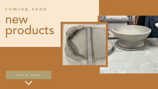 new handmade ceramic bowls & platters - new stock in two weeks