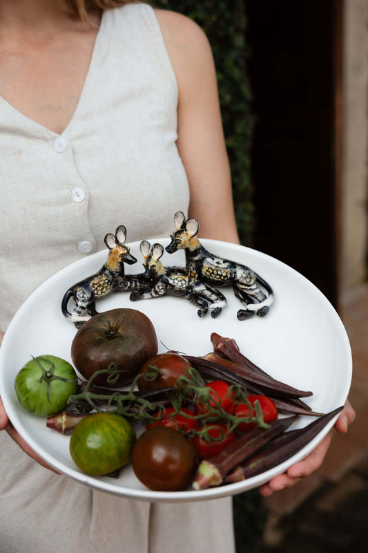 Handmade ceramic bowl crafted by Rachael Wild, showcasing artisanal design and superior craftsmanship.