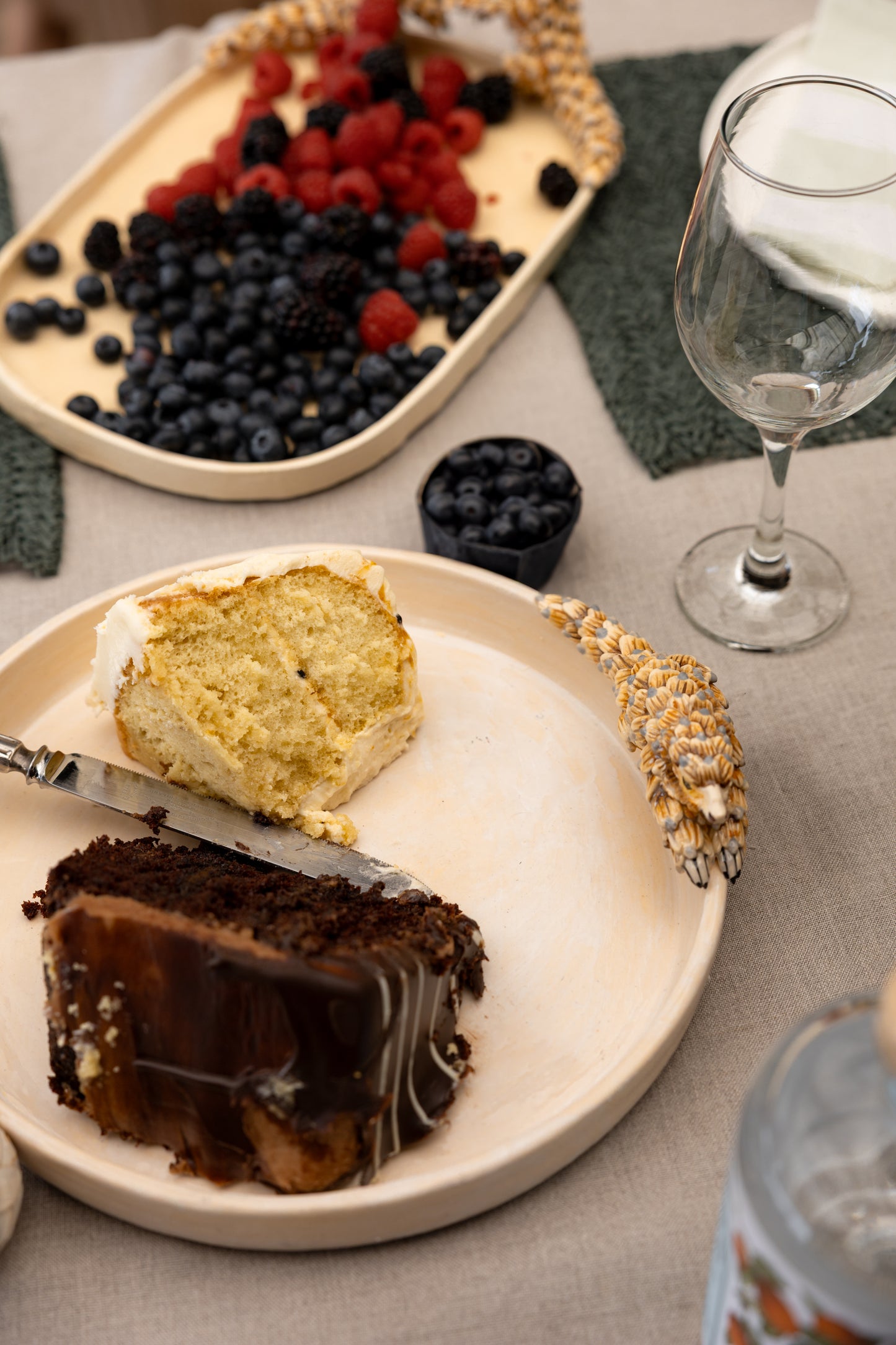 hanging ceramic sculptures endangered animals rachael wild south africa