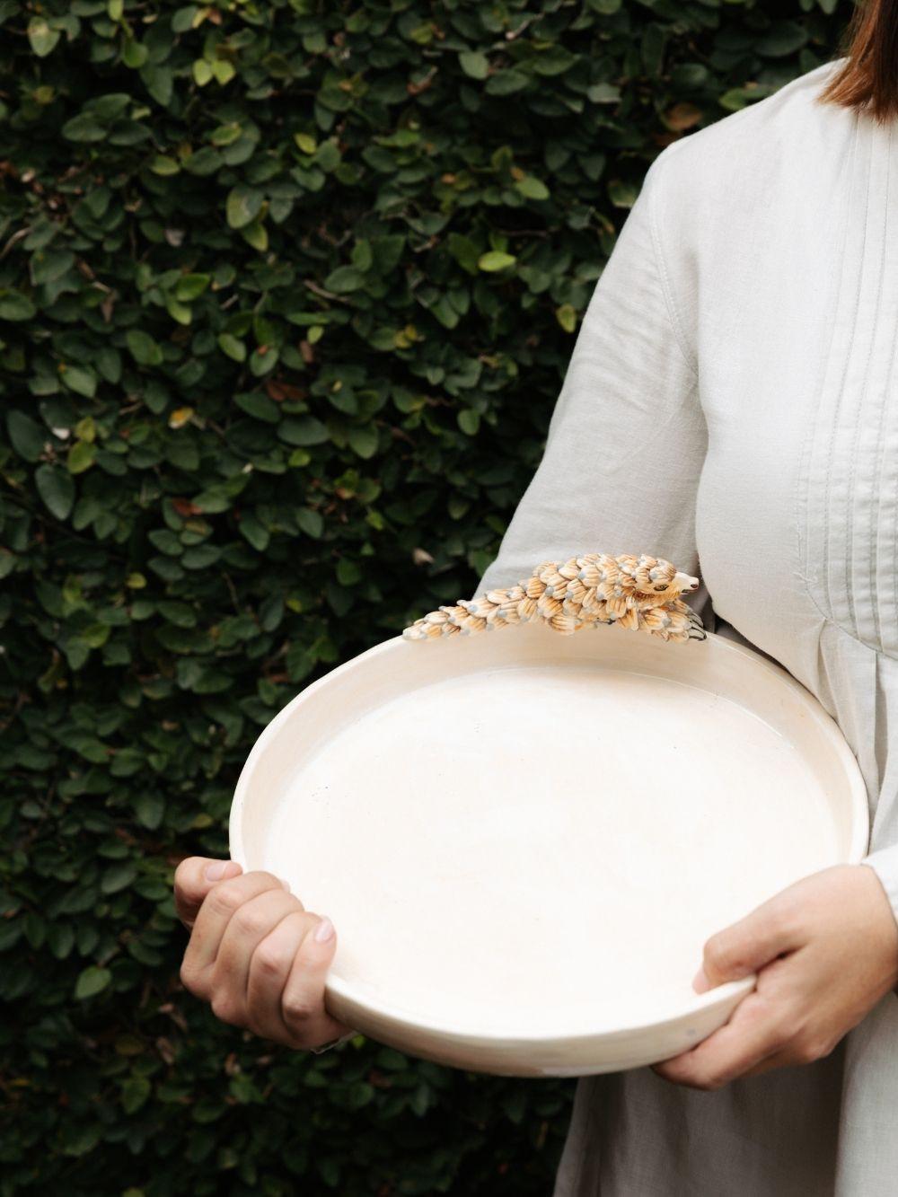 Handmade ceramic bowl crafted by Rachael Wild, showcasing artisanal design and superior craftsmanship.