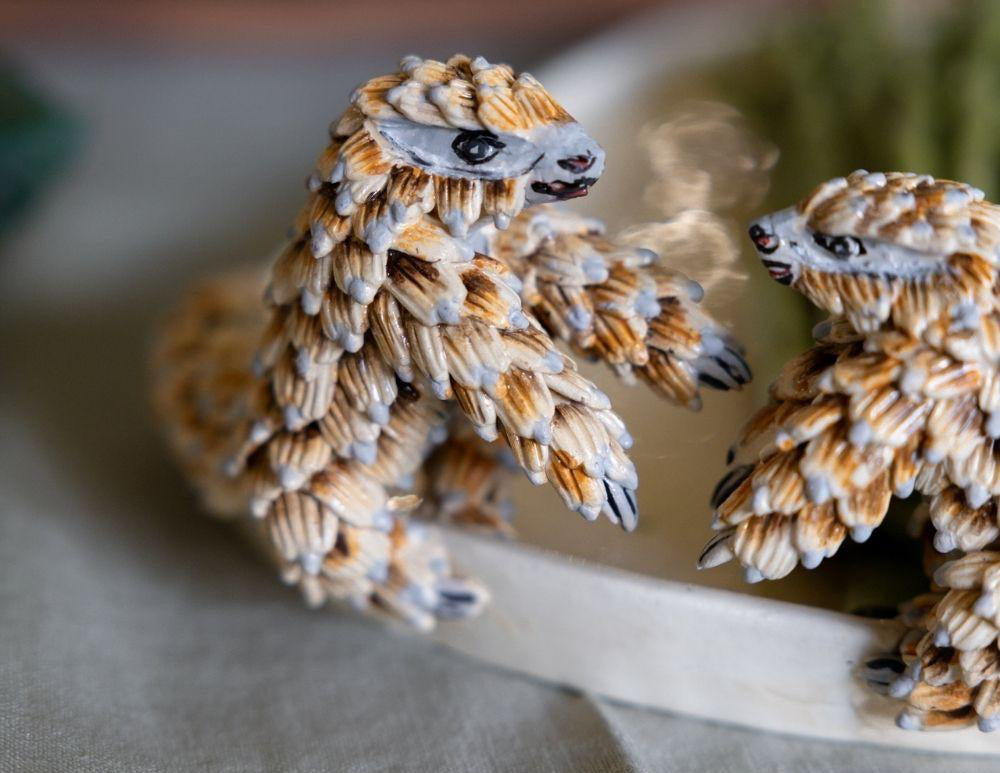 Handmade platter crafted by Rachael Wild, showcasing exquisite artisanal design and quality craftsmanship.