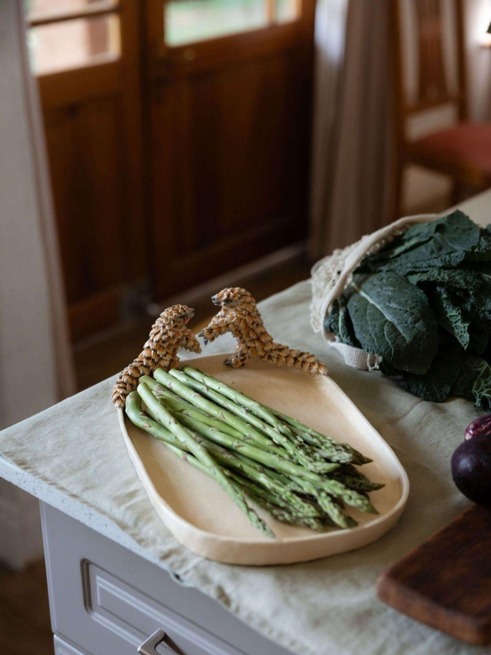 Handmade platter crafted by Rachael Wild, showcasing exquisite artisanal design and quality craftsmanship.